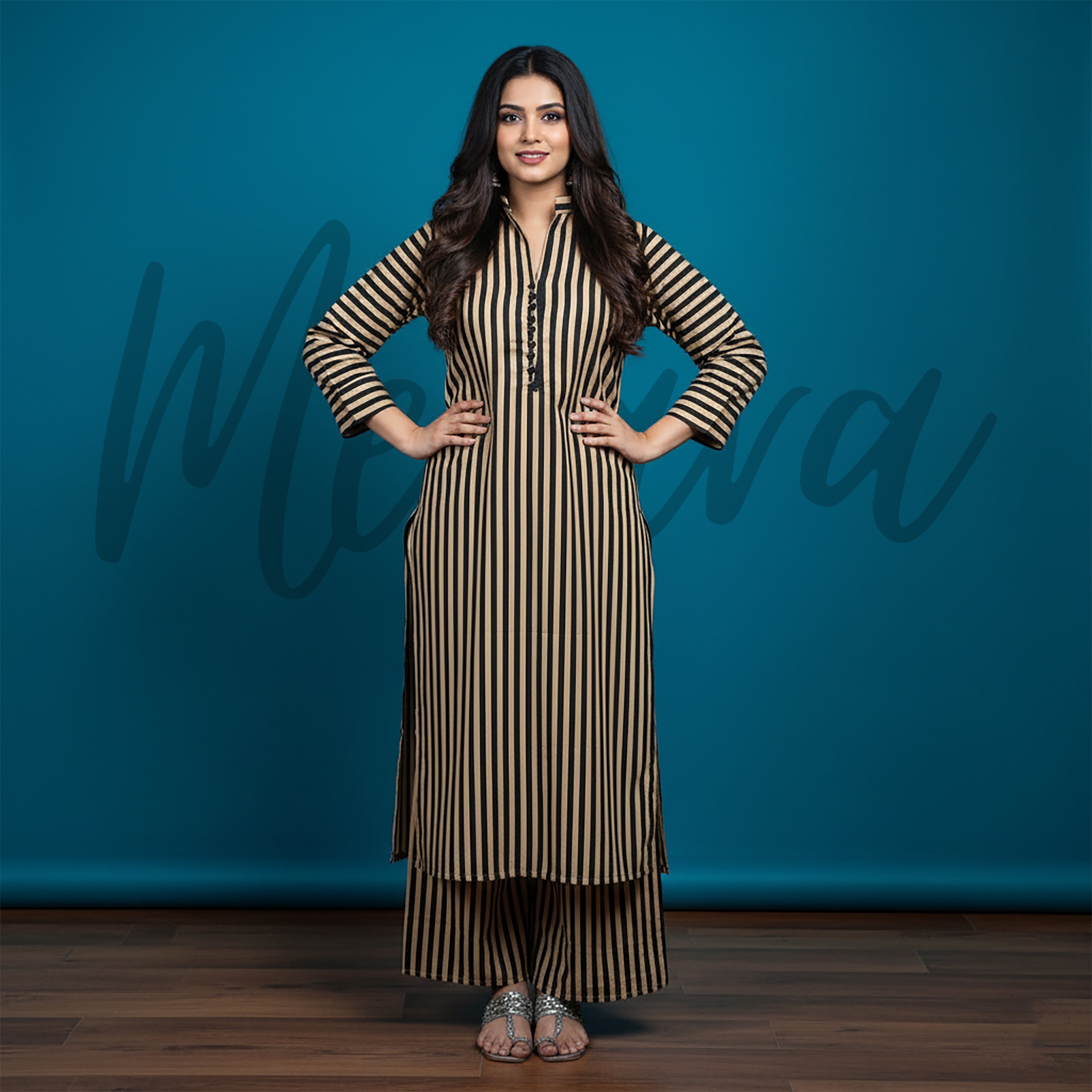 Classic Stripes – 2 Piece Stitched Suit