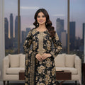 Shehzadi Noir - 3-piece Stitched Print+ Embroidery