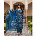 Midnight Gulnaar - 3-piece stitched Print+ Embroidery